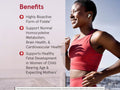 Jarrow Formulas Methyl Folate 1000 mcg Folate Supplement – 100 Veggie Capsules benefits infographic for methylation and cardiovascular support
