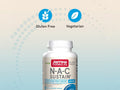 Jarrow Formulas NAC Sustain N-Acetyl-L-Cysteine 600 mg Antioxidant Supplement – 60 Tablets bottle angled view