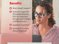 Jarrow Formulas PS 100 Phosphatidylserine 100 mg Brain Health Supplement – 30–60 Softgels benefits infographic for memory and cognitive support