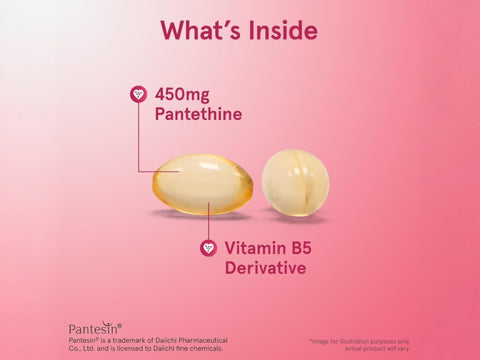 Jarrow Formulas Pantethine 450 mg Vitamin B5 Derivative Supplement – 60 Softgels ingredients and product information label