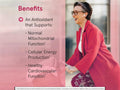Jarrow Formulas Q-Absorb Co-Q10 100 mg Antioxidant Supplement – 60–120 Softgels benefits infographic for heart and cellular energy support
