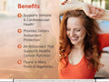Jarrow Formulas Quercetin 500 mg Antioxidant Flavonoid Supplement – 30–200 Veggie Capsules benefits infographic for antioxidant and immune support