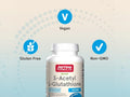 Jarrow Formulas S-Acetyl L-Glutathione 100 mg Antioxidant Supplement – 60 Tablets bottle angled view