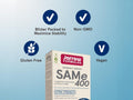 Jarrow Formulas SAMe 400 mg S-Adenosyl-L-Methionine Supplement – 30–60 Enteric-Coated Tablets box angled view