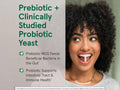 Jarrow Formulas Saccharomyces Boulardii 5 Billion CFU Probiotic Yeast Supplement – 90–180 Veggie Capsules benefits infographic for digestive and intestinal flora support