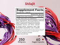 Jarrow Formulas Shilajit Fulvic Acid Complex 250 mg Energy Support Supplement – 60 Capsules Supplement Facts panel