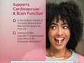 Jarrow Formulas Toco-Sorb Vitamin E Tocotrienol Complex Supplement – 60 Softgels benefits infographic for cardiovascular and brain support