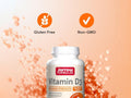 Jarrow Formulas Vitamin D3 5000 IU Vitamin D Supplement – 100 Softgels bottle angled view with softgels