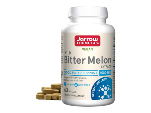 Jarrow Formulas Wild Bitter Melon Extract 1500 mg Botanical Supplement – 60 Tablets bottle front view