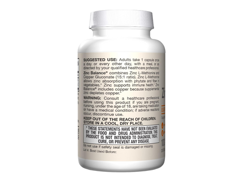 Jarrow Formulas Zinc Balance 15 mg Mineral Supplement – 100 Veggie Capsules How to Use directions label