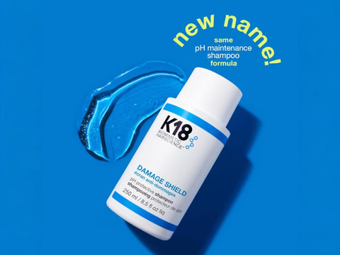 K18 DAMAGE SHIELD pH Protective Shampoo – 250ml Strengthens, Protects & Balances Hair pH for Optimal Health