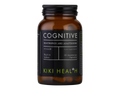 Brown supplement bottle labeled 'Cognitive' by Kiki Health on a white background
