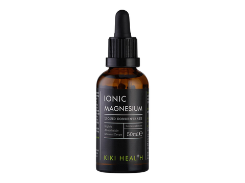KIKI Health Ionic Magnesium liquid concentrate bottle on a white background