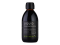 Black bottle of Liquid Chlorophyll by KIKI HEAL+ on a white background