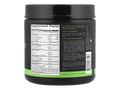 Supplement container with nutritional facts label on a white background