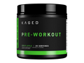 Kaged pre-workout supplement container on a white background