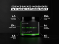 Kaged Pre-Workout supplement container with ingredient information on a black background