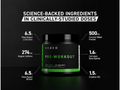 Kaged Pre-Workout supplement container with ingredient information on a black background