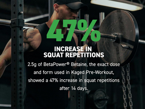 Kaged Pre Workout Supplement Powder - Berry Blast with Creatine & BCAAs - 570g