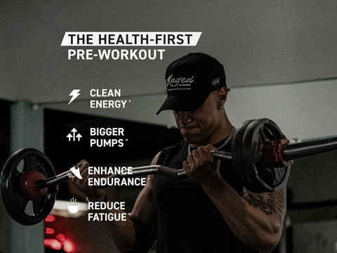 Kaged Pre Workout Supplement Powder - Berry Blast with Creatine & BCAAs - 570g