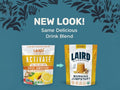 Laird Superfood Morning Jumpstart Drink Powder – 77g. Old & new packaging.