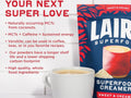 Laird Superfood Non-Dairy Coffee Creamer, Sweet & Creamy – 227g