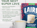 Laird Superfood Reduced Sugar Non-Dairy Coffee Creamer – 227g