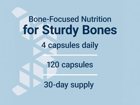 Supplement usage instructions for Life Extension Bone Maintain capsule formula.