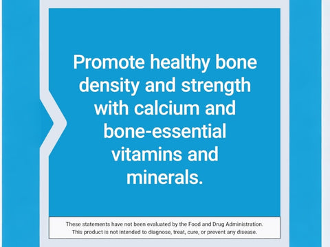 Supplement facts for Life Extension Bone Maintain capsule formula.