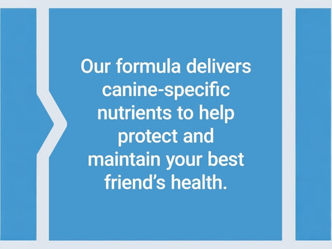 Label of Life Extension Dog Mix powder showing ingredient list and feeding guide.