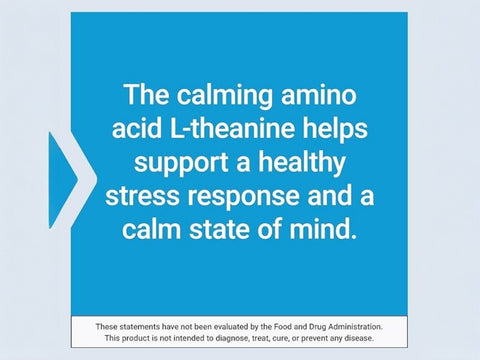 Life Extension L-Theanine 200 mg - Gluten-Free, Non-GMO, Vegetarian - 60 Caps