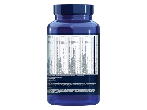 Supplement Facts panel of Life Extension Mix showing full ingredients list and serving size.