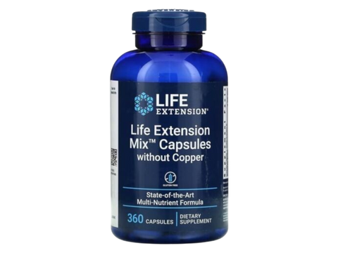 Life Extension	Life Extension Mix Capsules without Copper - 360 