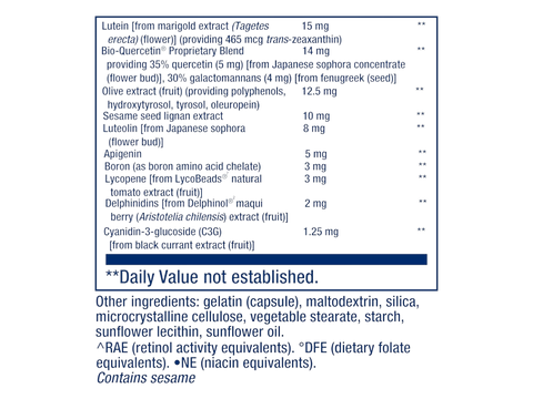 Supplement facts label for Life Extension Mix Without Copper formula showing ingredients.