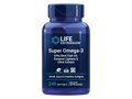 Life Extension Super Omega-3 EPA/DHA Fish Oil bottle with sesame lignans & olive extract, 240 softgels.