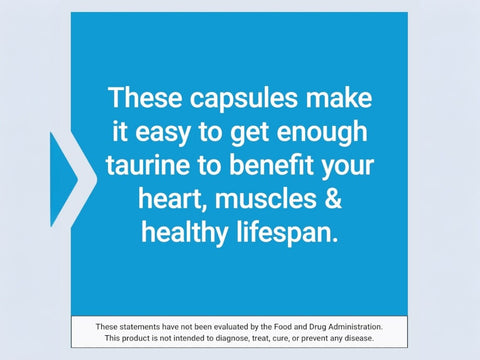 Life Extension Pure Taurine 1000mg - Amino Acid Supplement