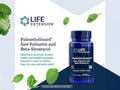 Life Extension PalmettoGuard Saw Palmetto supplement bottle, 30 softgels.