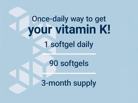 Supplement dosage for Life Extension Super K showing K1, MK-4, and MK-7 amounts.