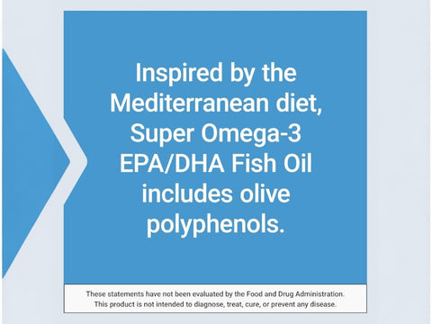 Life Extension Super Omega-3 Fish Oil with Olive Extrac