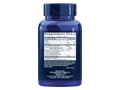 Back label of Super Omega-3 supplement bottle showing ingredients, supplement facts, and certifications.