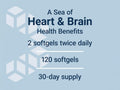 Back label of Super Omega-3 supplement dosage showing ingredients, supplement facts, 