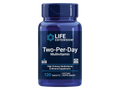 Life Extension Two-Per-Day Multivitamin bottle, complete daily formula, 120 tablets.