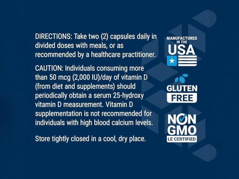 Supplement dosage panel for Life Extension Two-Per-Day Multivitamin showing full ingredient list.