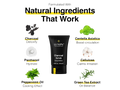 Lumin Charcoal Face Scrub for Men - Exfoliating Cleanser - 30mL