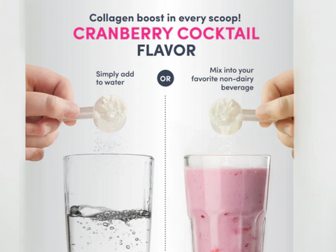 NeoCell Beauty Infusion Collagen Drink Mix Cranberry Cocktail 258g suggested use directions