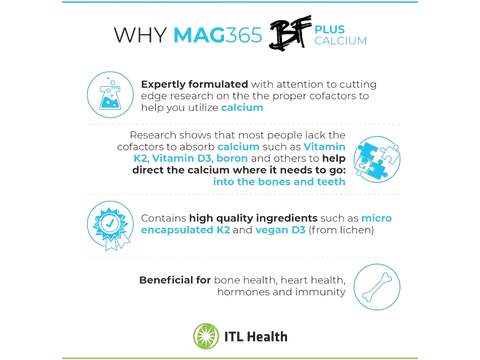 MAG365 BF Plus Calcium Magnesium Powder - 210g