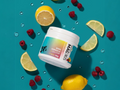 MAG365 BF Plus Calcium powder tub, raspberry lemon flavour, 210g.