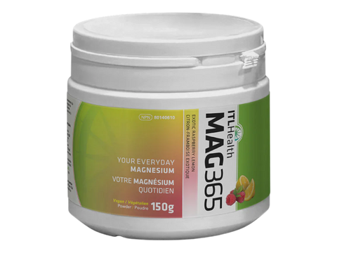 MAG365 Ionic Magnesium Powder tub, exotic raspberry lemon, 150g.