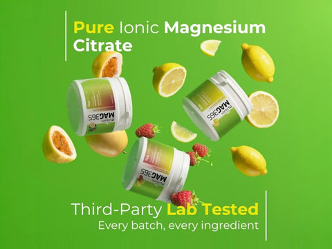 MAG365 Magnesium Citrate Powder, Exotic Lemon - 150g