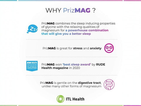 MAG365 PrizMAG Magnesium Bisglycinate Capsules - 90 Count